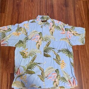 Tori Richards Honolulu Hawaiian Shirt Sz Large Silk